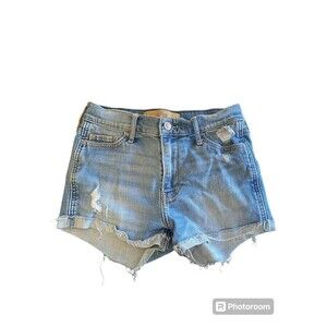Hollister Short - Short High Rise 2" Inseam Destressed Shorts Sz.1 W25